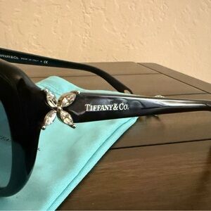 Tiffany & Co. Black Sunglasses Style TF. 4048-3 8001/3C 58016
